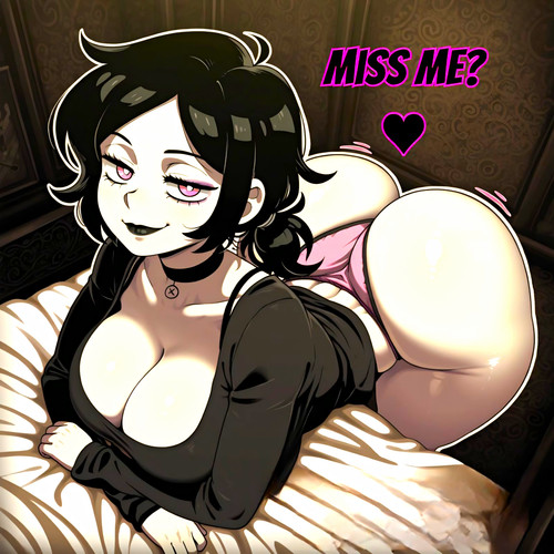 Adesivo big booty goth anime - adesivo,