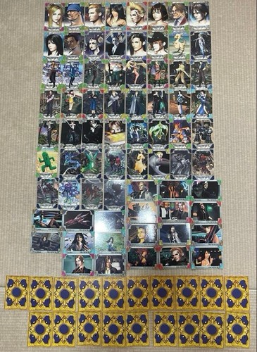 Final fantasy carddass - carddass, set
