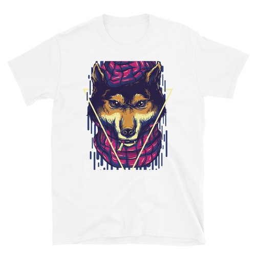Maglietta wolf beast steet art - wolf,