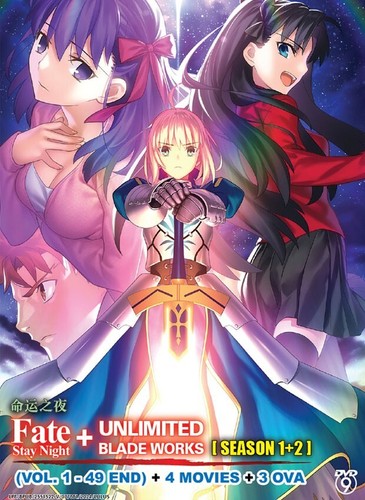 Dvd anime fate - dvd, +
