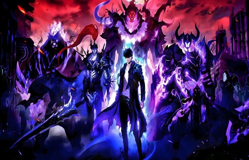 Poster solo leveling sung - solo,