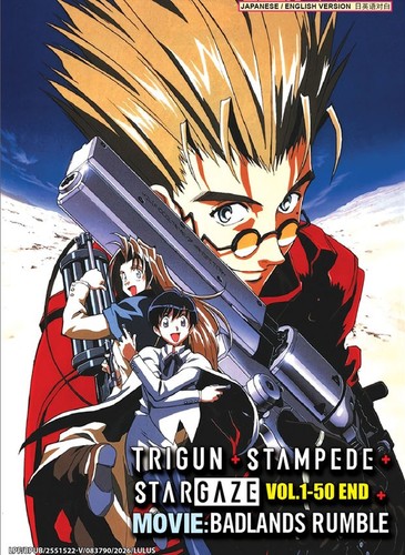 Anime dvd trigun stampede - anime,