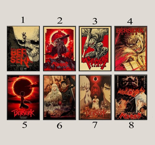 Poster anime berserk dark - poster,