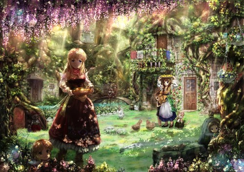 Poster anime fantasy art 11x17 - anime,