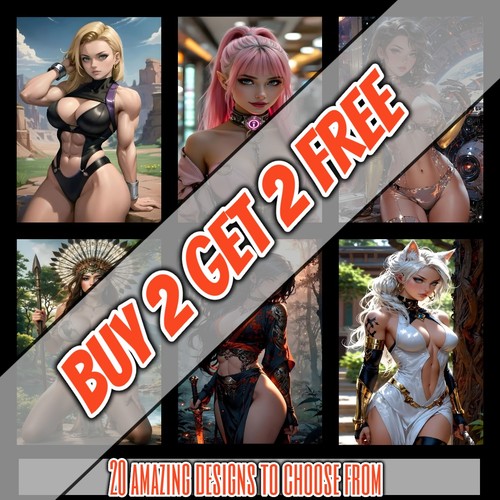 Poster sexy fantasy anime