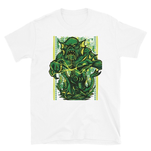 Maglietta green monster anime - green,